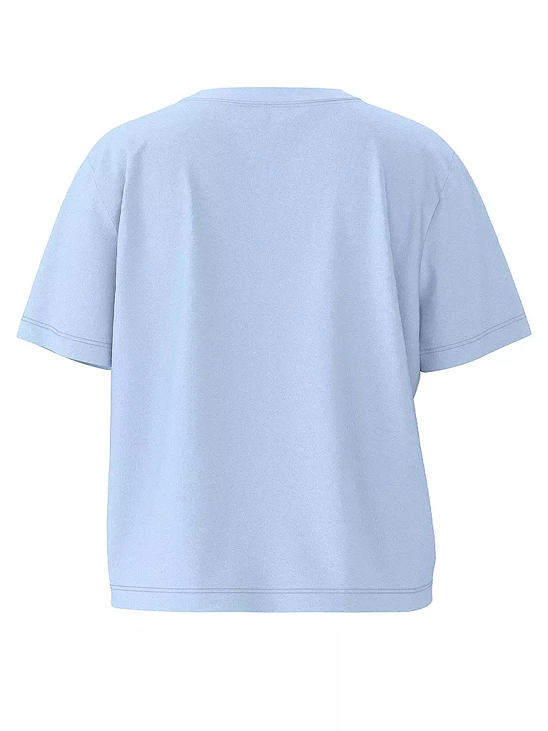 SELECTED FEMME T-Shirt Boxy Fit SLFESSENTIAL hellblau