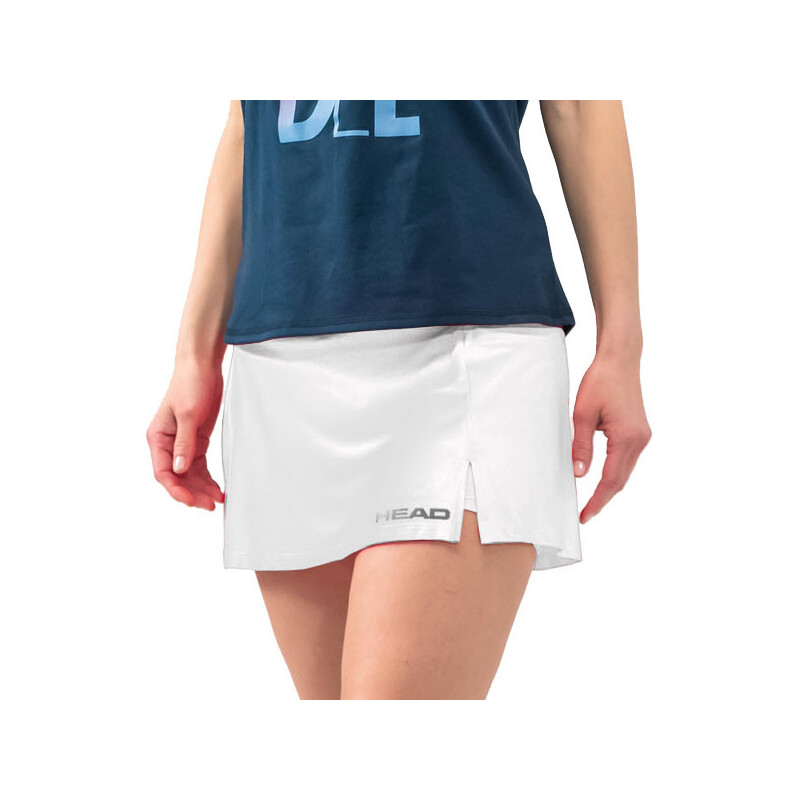 Jupe de tennis femme Head club blanc