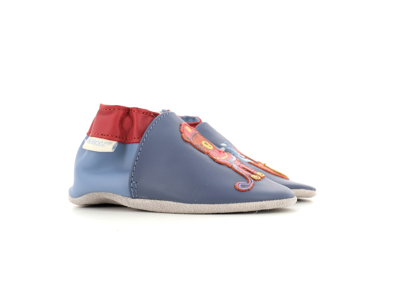Robeez-FIRE CONTROL Cuir Bleu