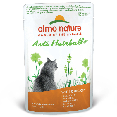 Almo Nature Nassfutter FC Anti-Hairball Huhn 70g