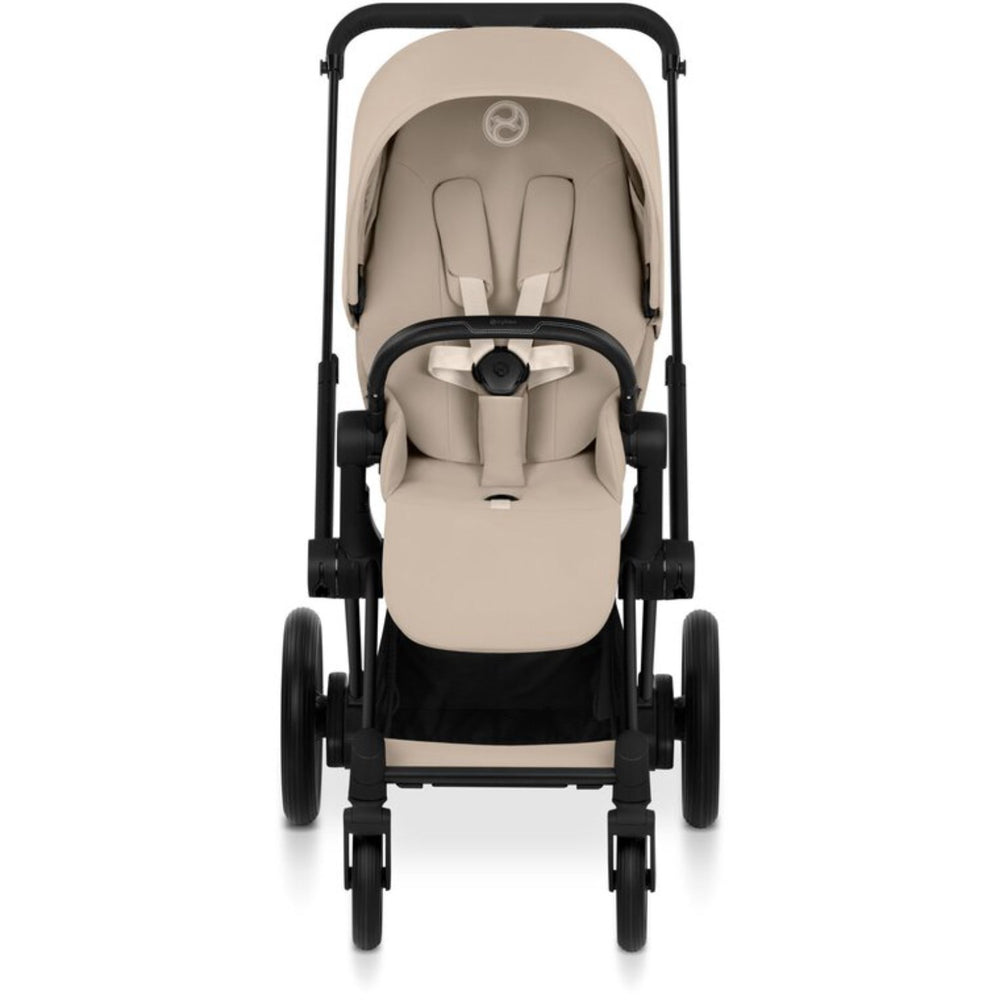 Køb Cybex Cozy Beige/Beige Epriam Comfort Matt Black Inklusiv Foldbar Liggedel