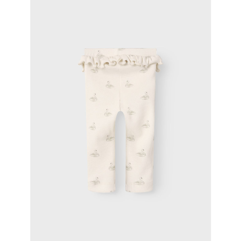Køb Lil'Atelier Pastel Parchment Swan Nbfgavo Efi Slim Legging Lil Noos