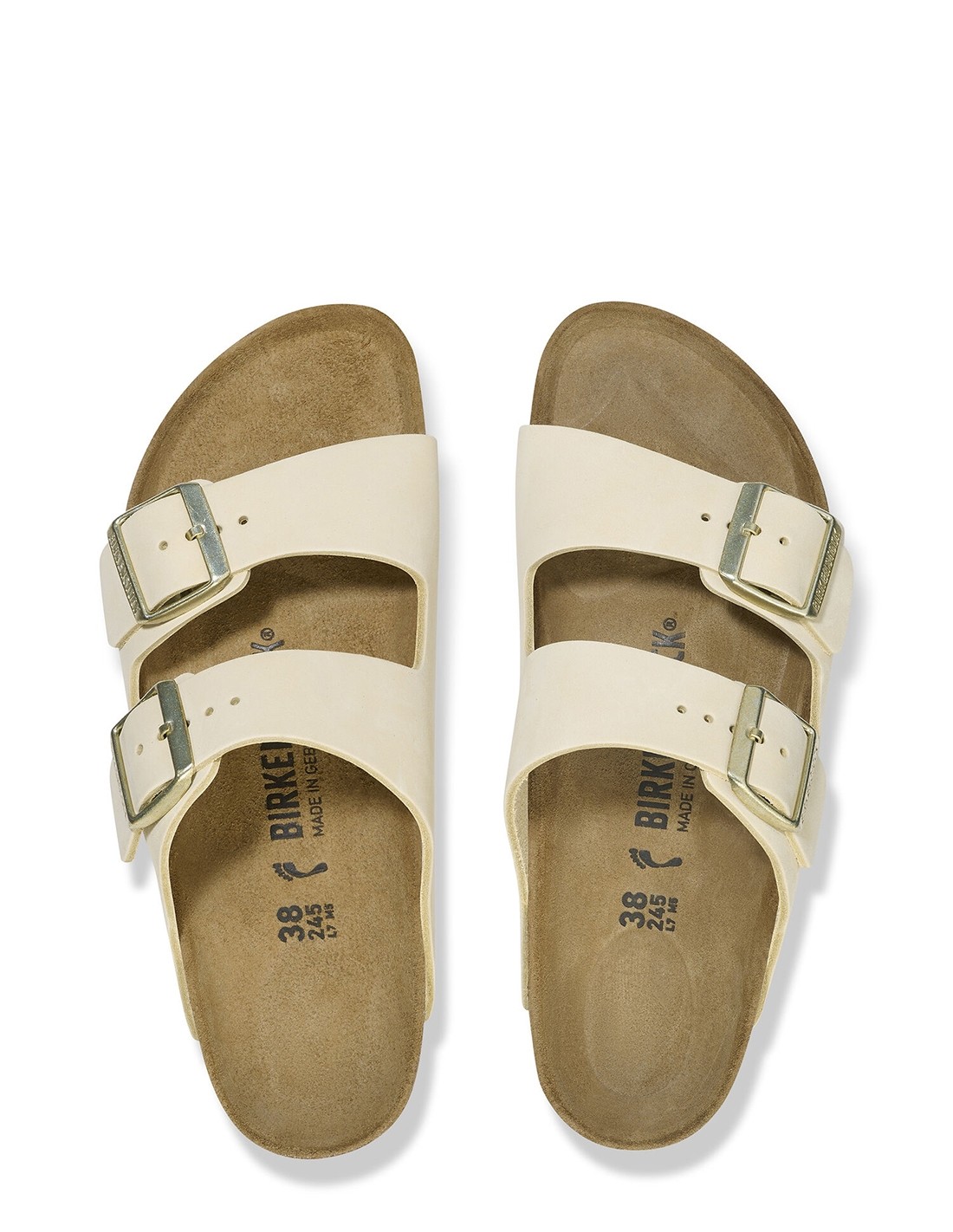 birkenstock Mules Femme arizona lenb ecru