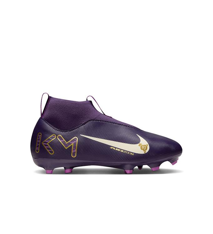 Nike JR ZM SUPERFLY 10 ACAD KM FGMG HF3417-500 GRAND-PURPLE-PALE-IVORY