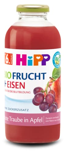 HiPP Bio Rote Traube in Apfel ab 6. Monat
