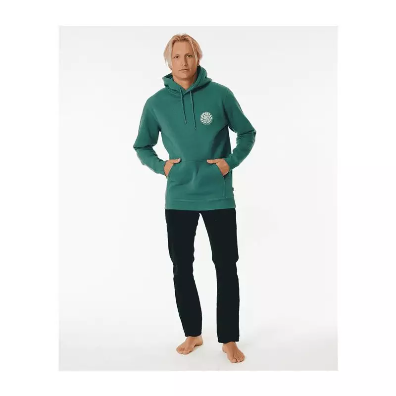 Sweat RIPCURL Wetsuit Icon Hood Washed Green