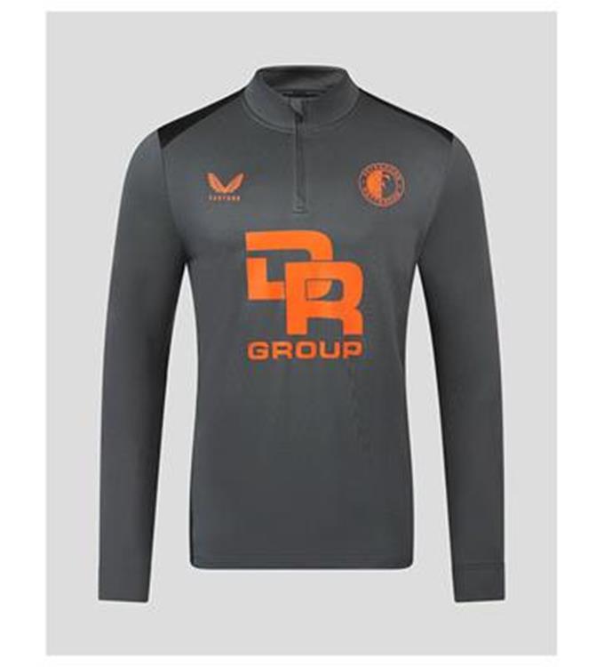 Castore Men Feyenoord Coaches 1/4 Zip Midlayer 2023/2024