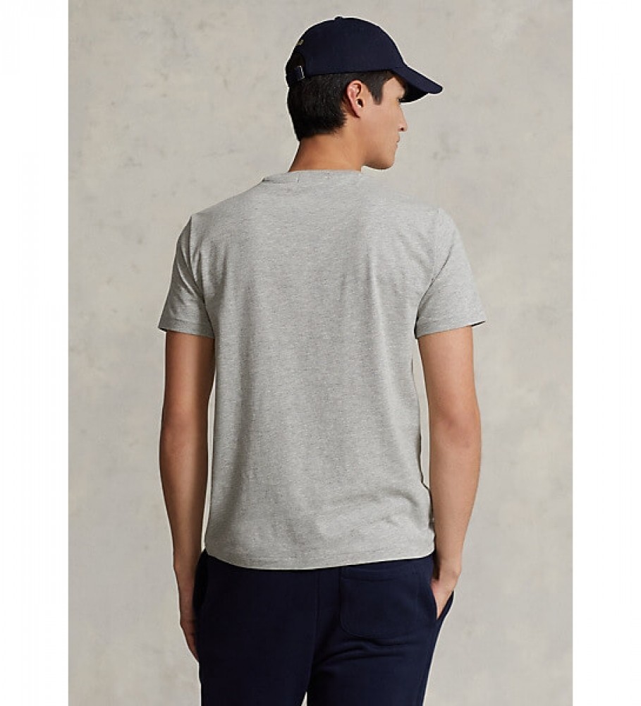 Ralph Lauren Camiseta de punto Slim Fit cinza