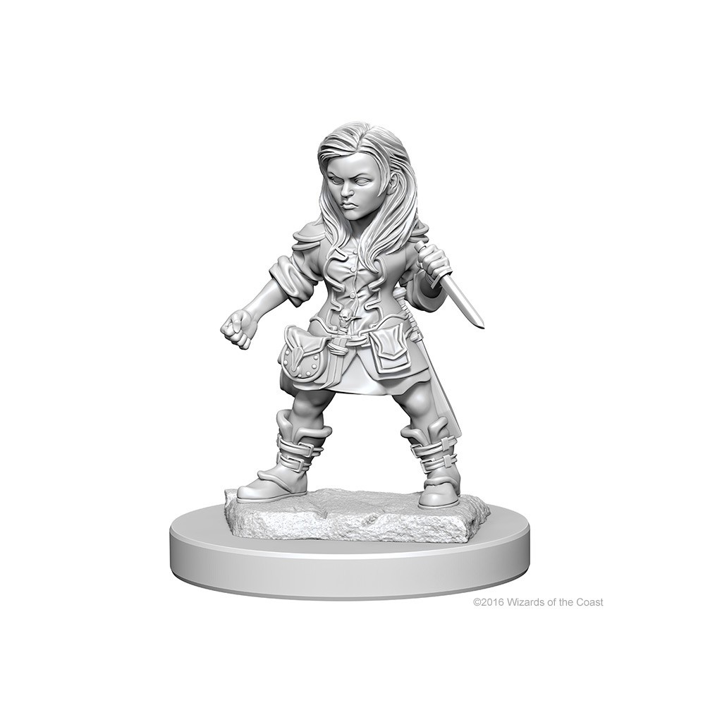 D&D Nolzur's Marvelous Unpainted Miniatures: Halfling Female Rogue