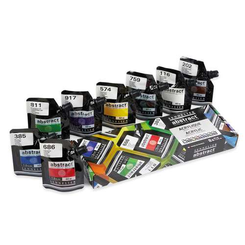 SENNELIER abstract® Acrylfarben-Set, 8 x 40 ml