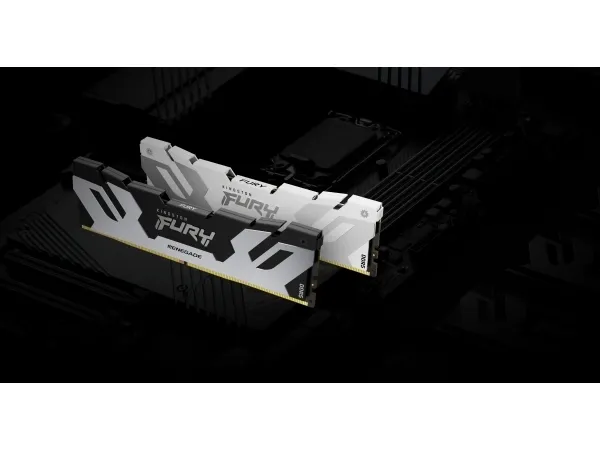 Kingston FURY Renegade - DDR5 - sæt - 32 GB: 2 x 16 GB - DIMM 288-PIN - 8000 MT/s / PC5-64000 - CL38 - 1.1 V - ikke bufferet - on-die ECC - sort med sølv