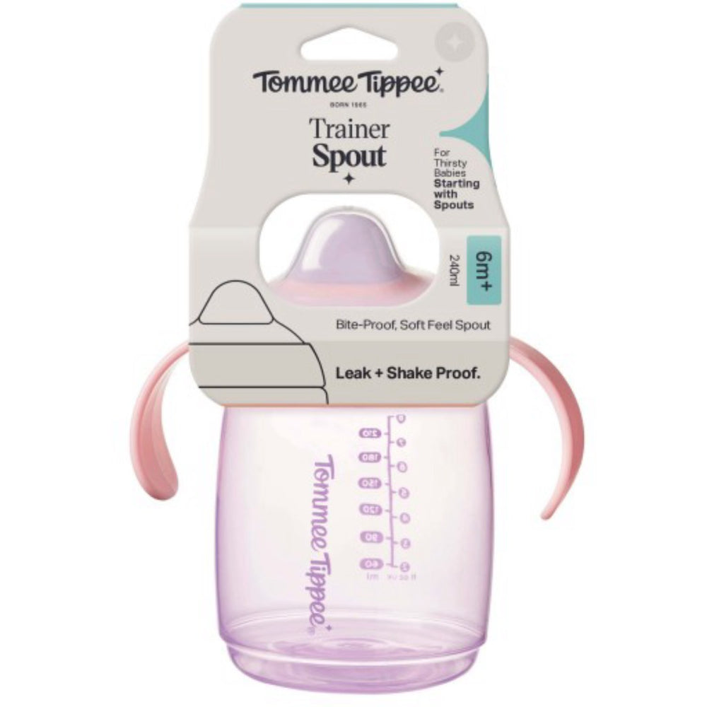 Køb Tommee Tippee Trainer Spout Kop 6M+ 240 Ml - Girl
