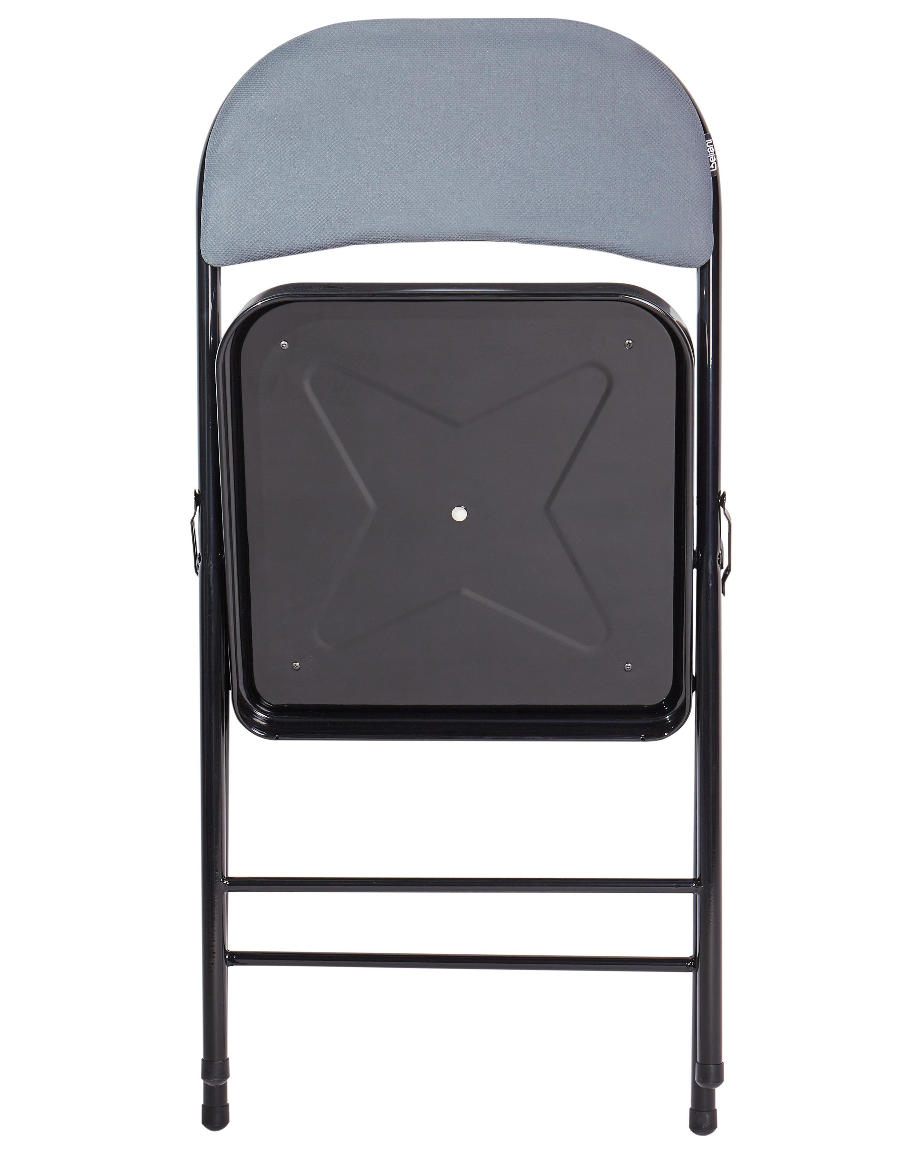 Set van 4 klapstoelen SPARKS Donkergrijs