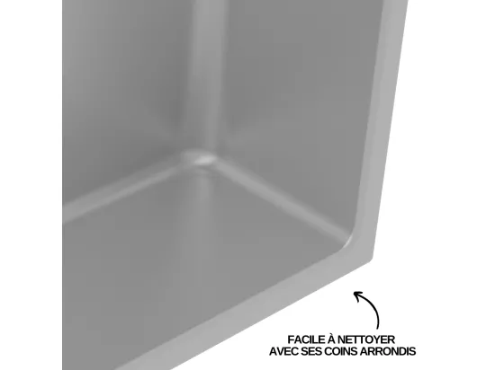 Niche de Douche, Rangement mural de Salle de Bain et Douche 30x30cm Gris Satiné, NOOK by SANIZÉO