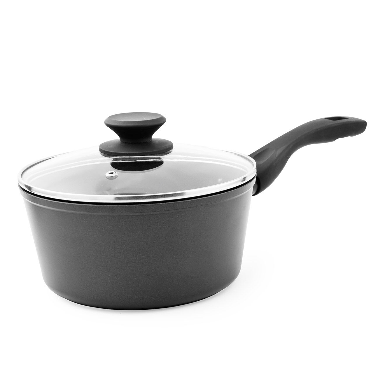 Kitchencook Casserole aluminium forgé noa cas20 tfi noire - D.20 cm