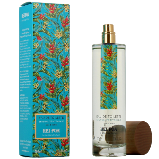 Hei Poa Eau de Toilette Sensualité Mythique Vanille et Tiaré