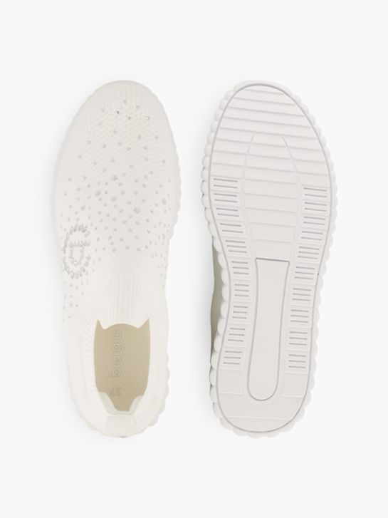 bugatti Halbschuh Silber