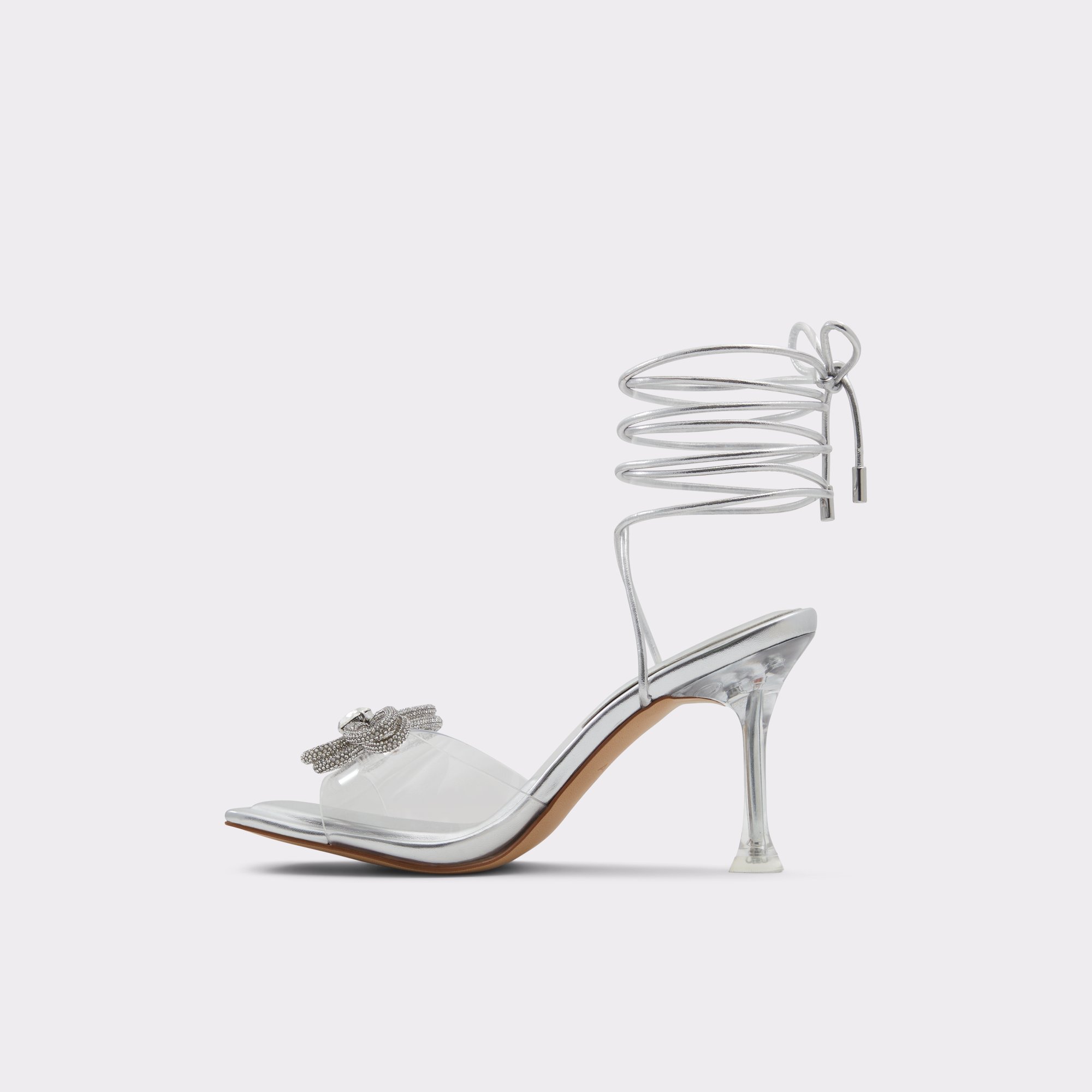 Nadeline Silver Women Strappy Sandals