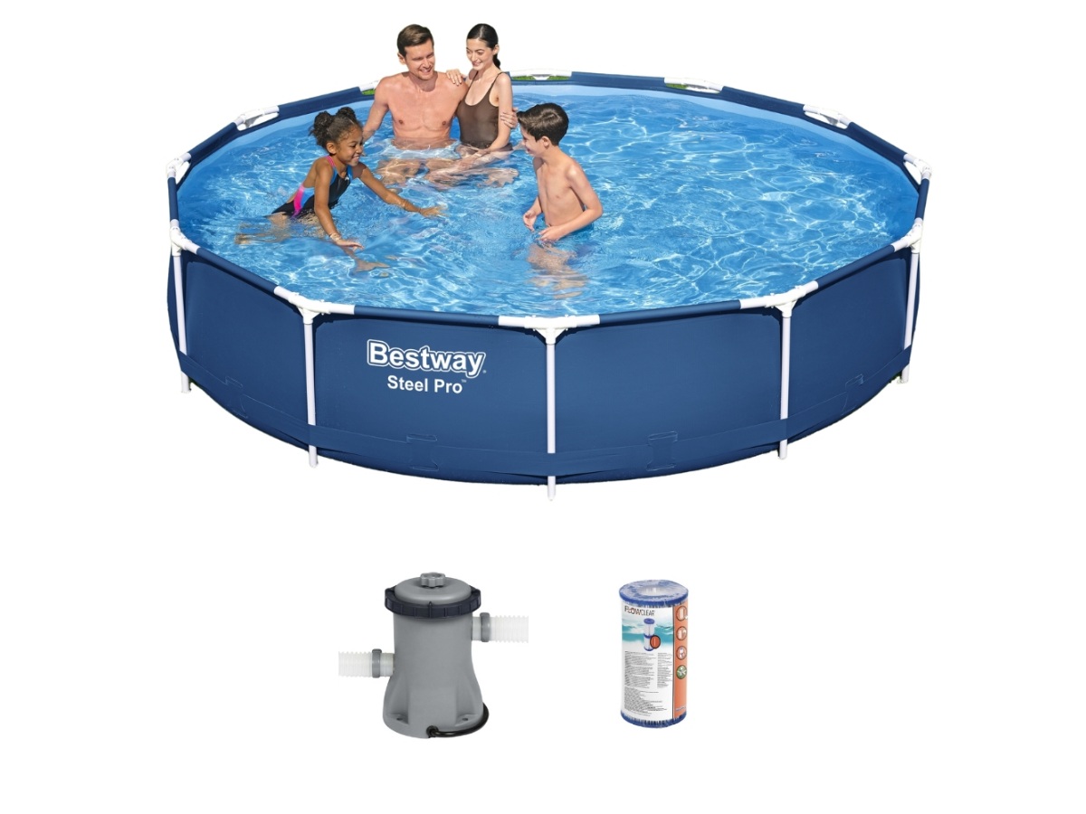 Bestway steel pro 366x76cm zwembad – 3-delig
