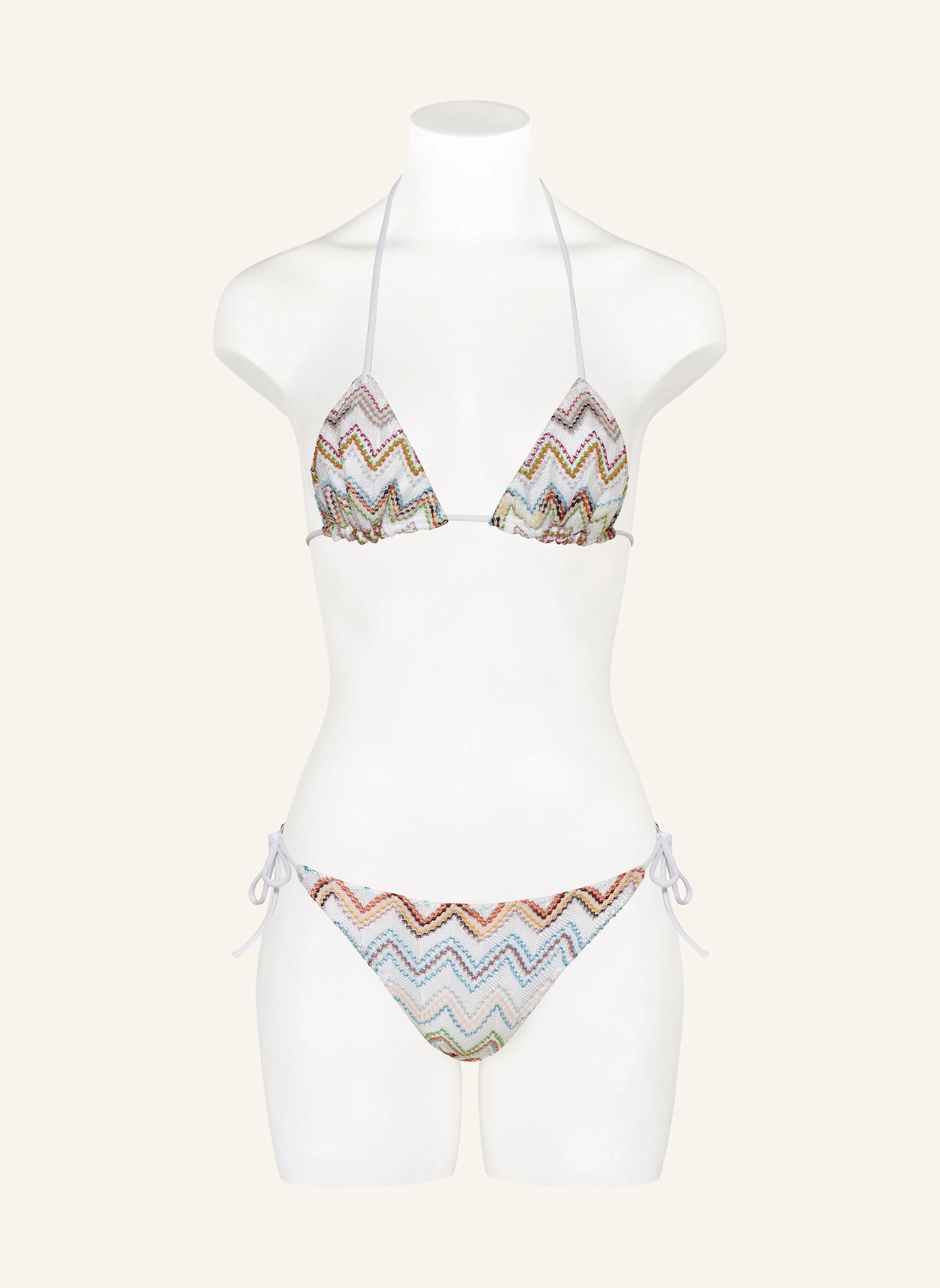MISSONI Triangel-Bikini mit Glitzergarn