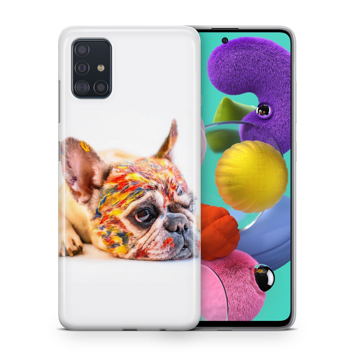 Hülle Handy Schutz für ZTE Blade A31 Case Cover Tasche Bumper Etuis TPU Motiv