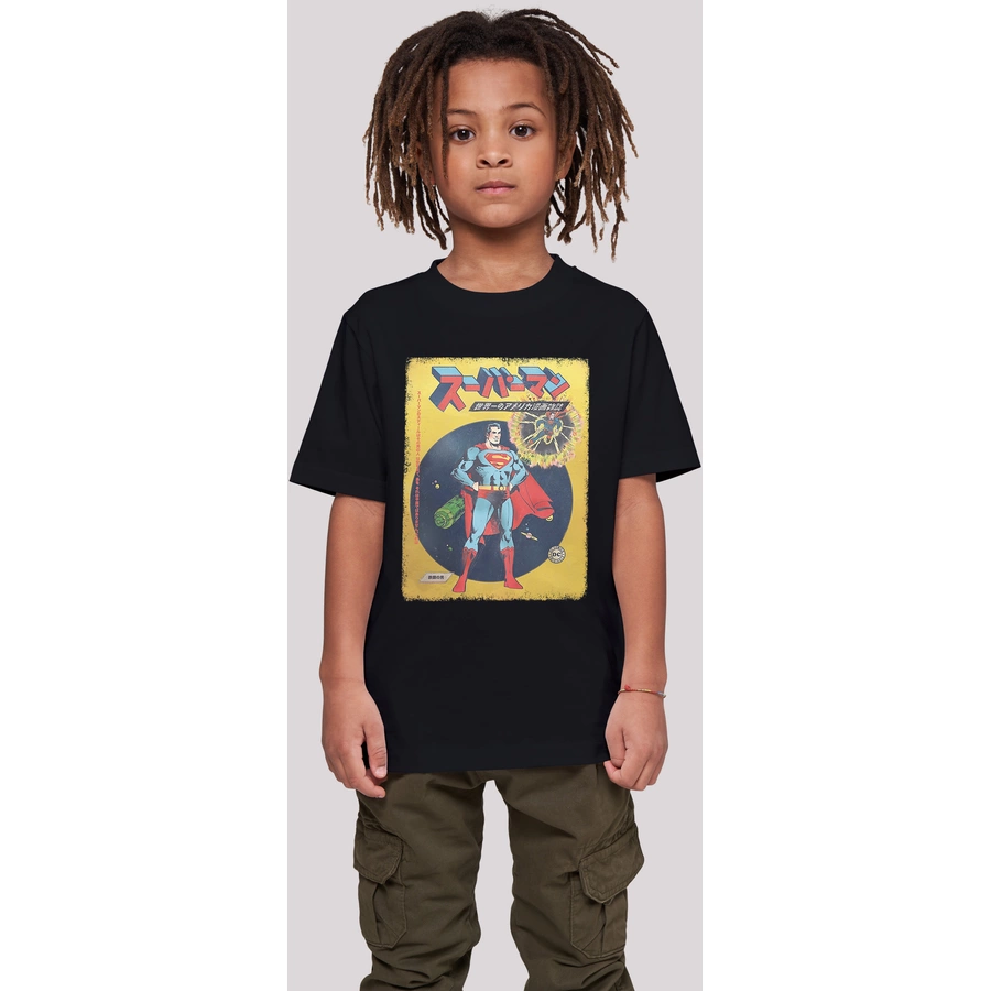 F4NT4STIC T-Shirt DC Comics Superman International Cover schwarz
