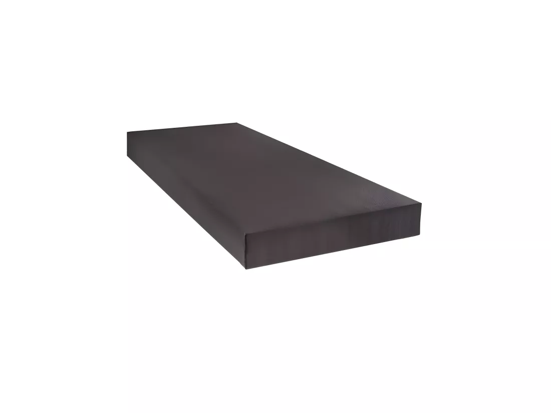 BELLECOUR LITERIE | Sommier tapissier CONSTANTINE 80x200 cm | Epaisseur 18 cm | Gris anthracite (pieds non inclus)