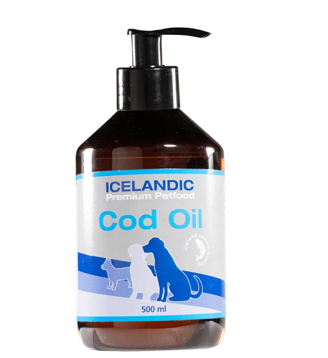 Iceland Pet torskeolie 100% ren - 500 ml