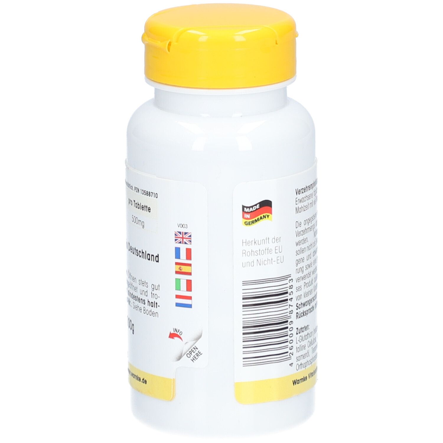 WARNKE L-Glutathion 500mg Tabletten
