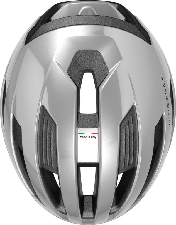 Abus WingBack Cykelhjelm, Gleam Silver