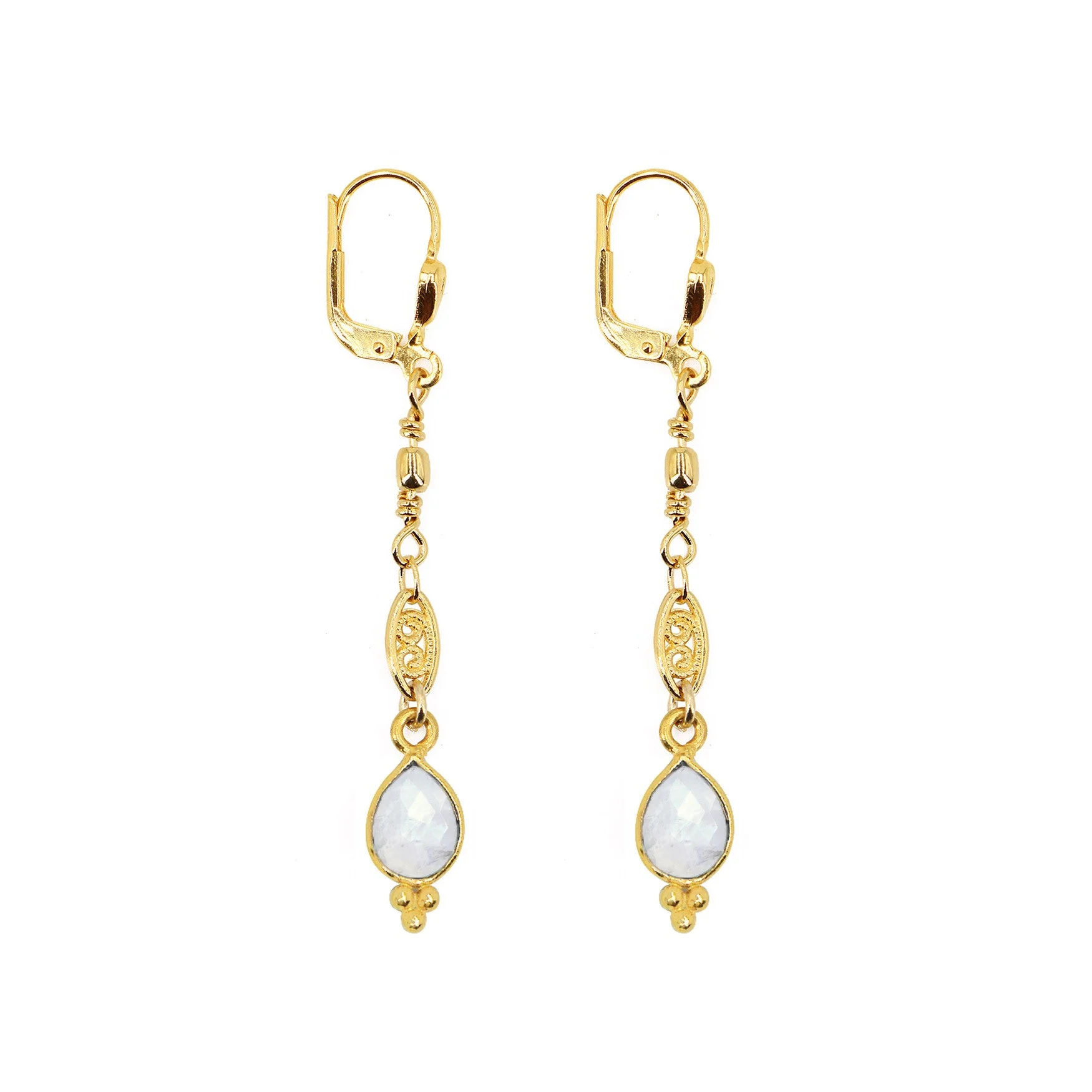 THALIA - Boucles longues | Blanc