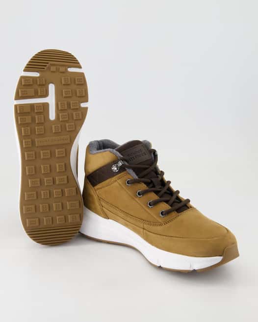 Tommy Hilfiger Hilfiger Warm Nubuck Hybrid Schnürstiefel in Braun