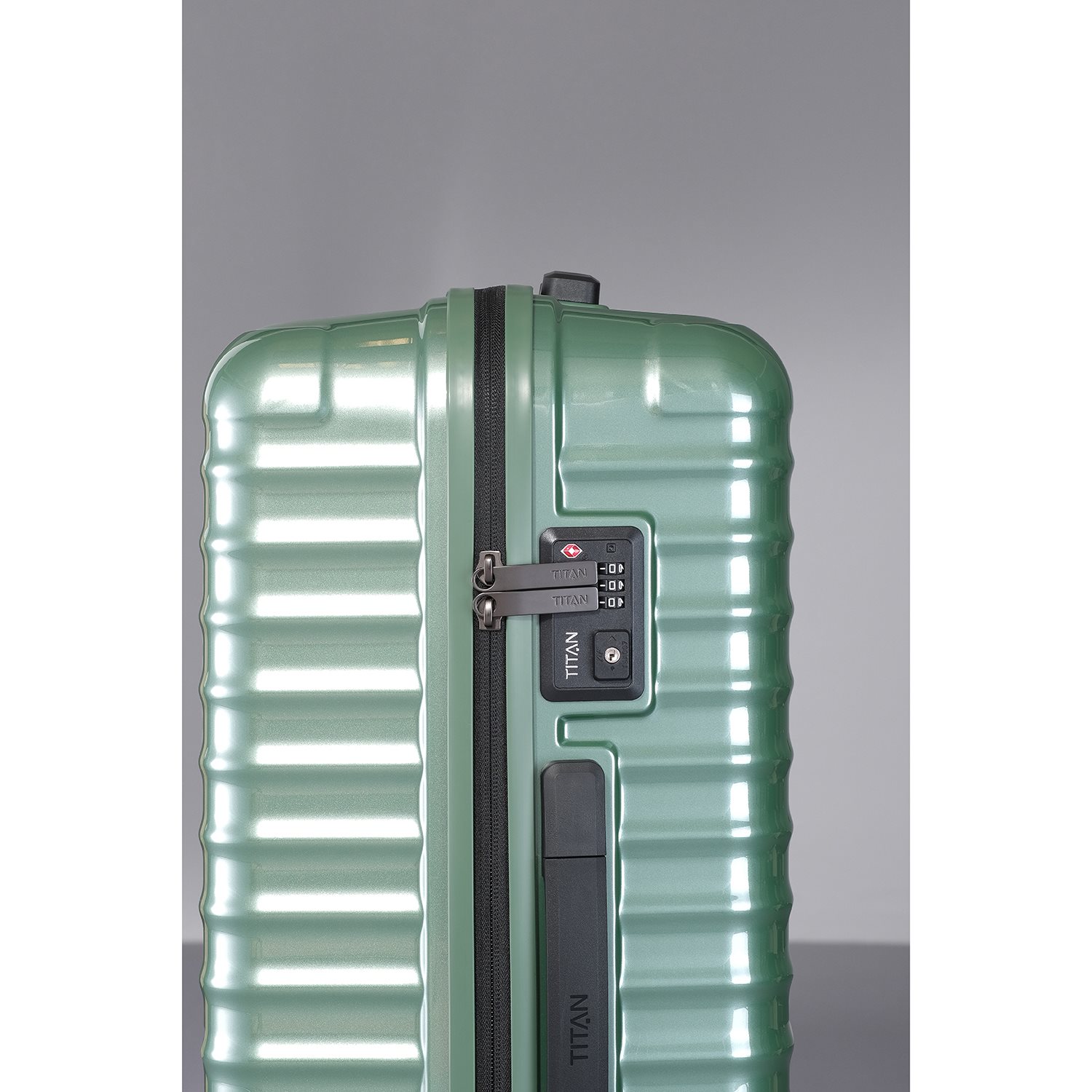 TITAN Litron 4 Wheel Trolley S grape green