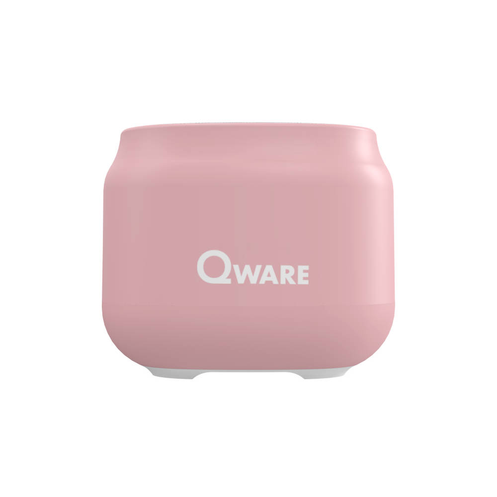 Qware draadloze bluetooth speaker - roze