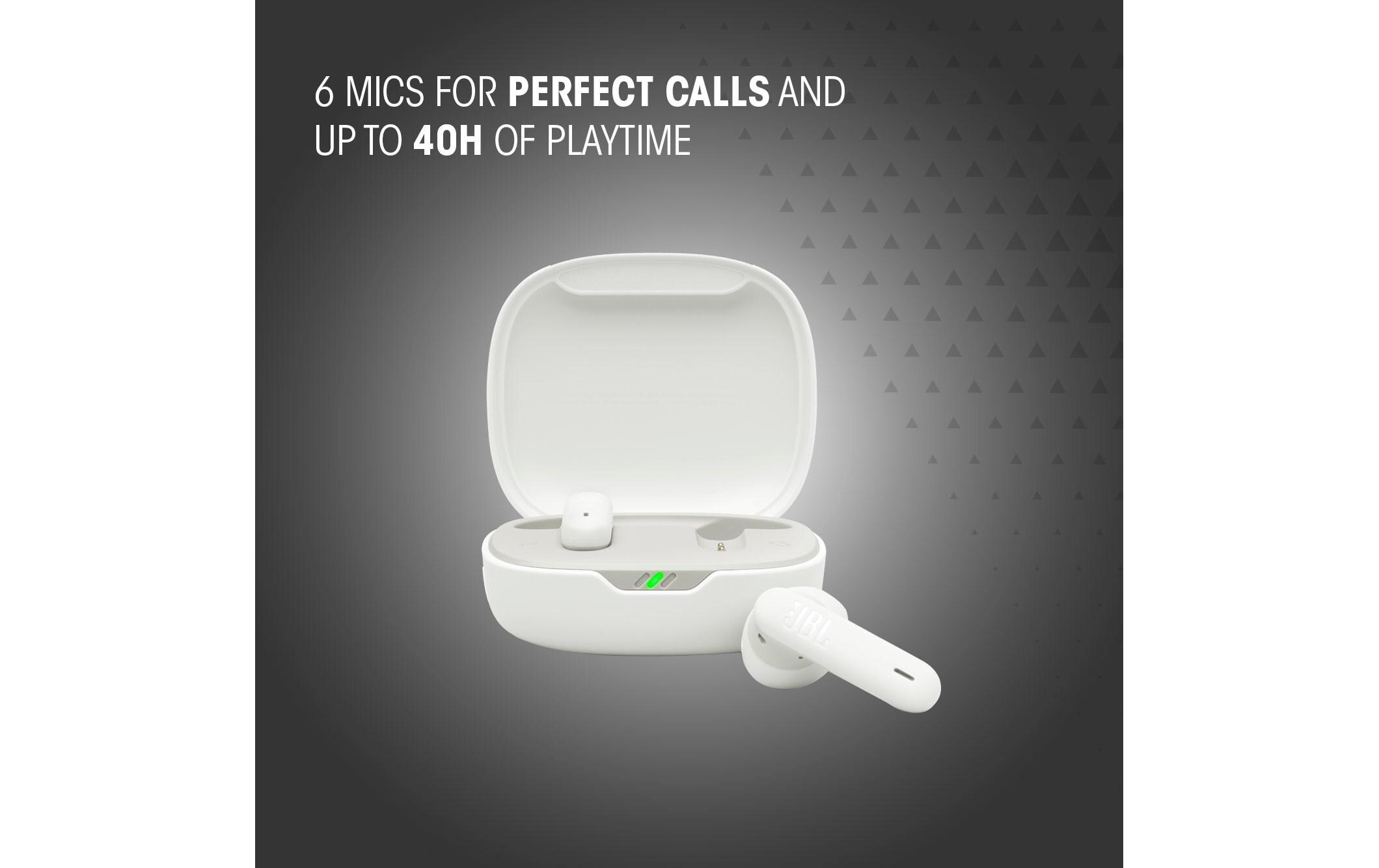 True Wireless In-Ear-Kopfhörer Wave Flex 2 WeissKabellose In-Ear-Kopfhörer mit 12-mm-Dynamiktreibern