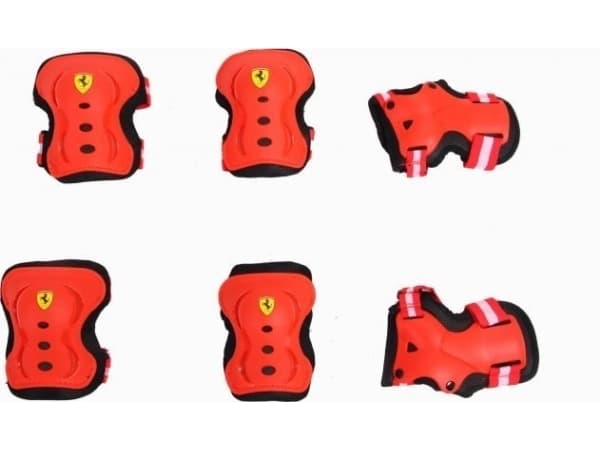 Ferrari Trackshock beskyttelsessett størrelse M rød
