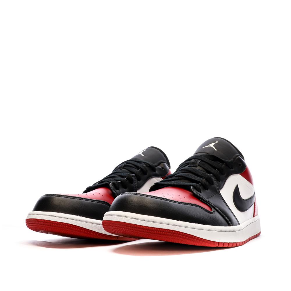 Nike Baskets Noir/Rouge Homme Nike Air Jordan 1 Low