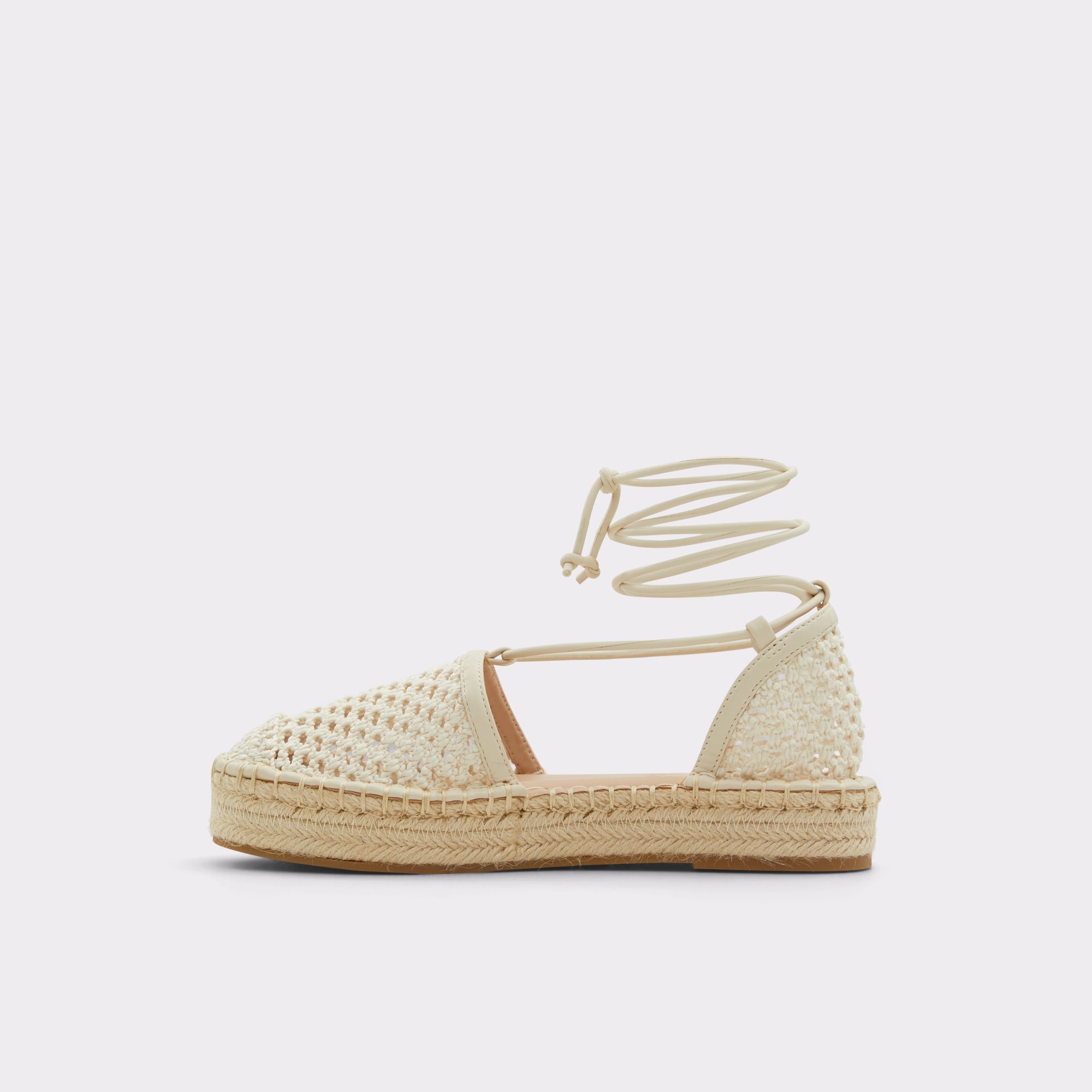 Picot Light Beige Women Wedges & Espadrilles