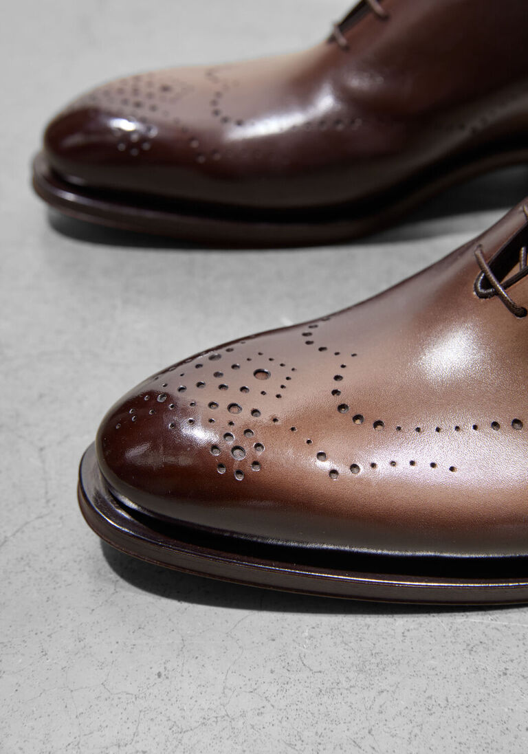 bruine santoni nette schoenen kaj