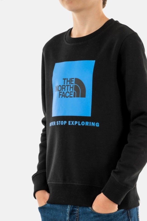 Sweat the north face redbox crew ogf1 black/optic blue