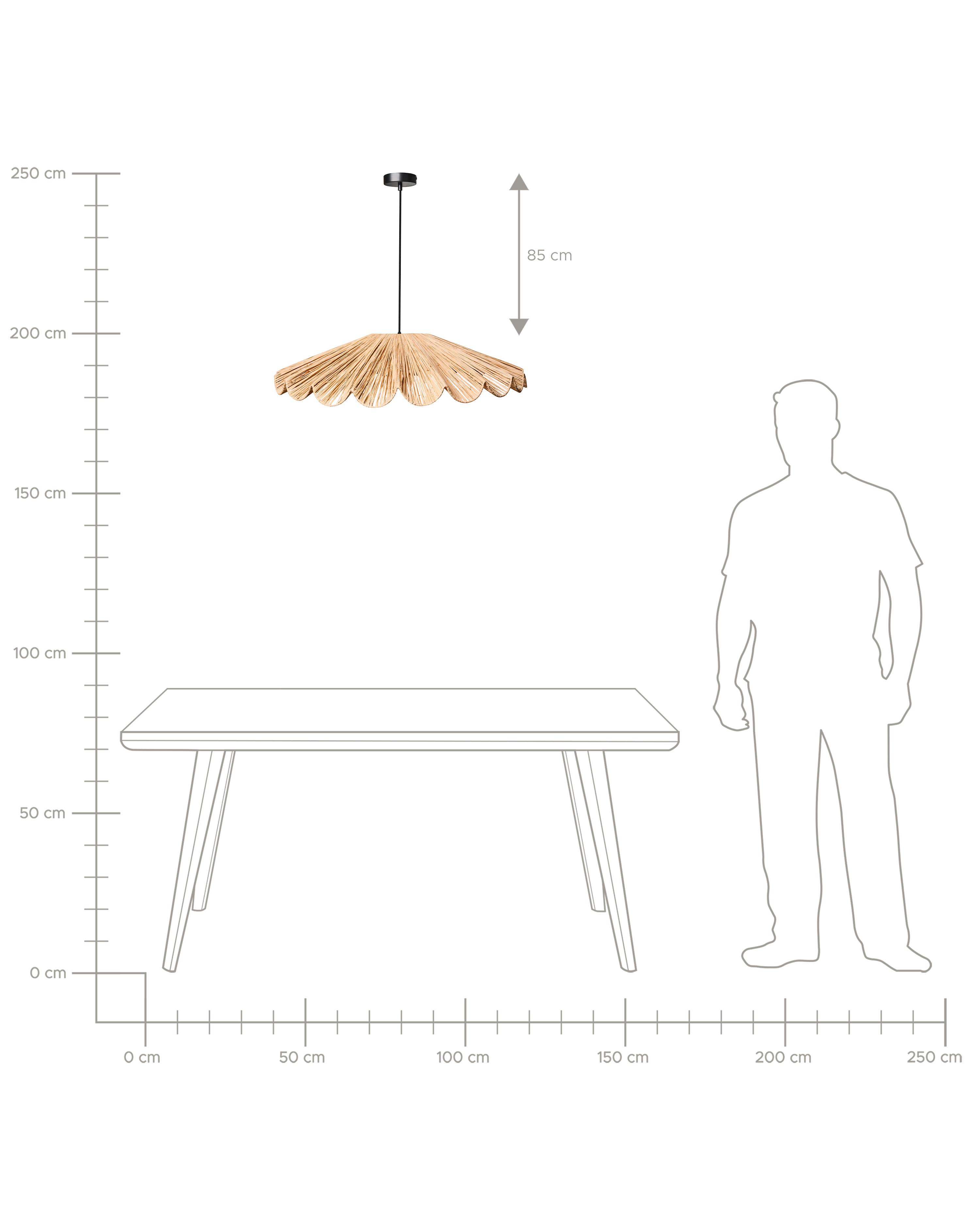 Hanglamp SABOGAL Wicker Natuurlijk