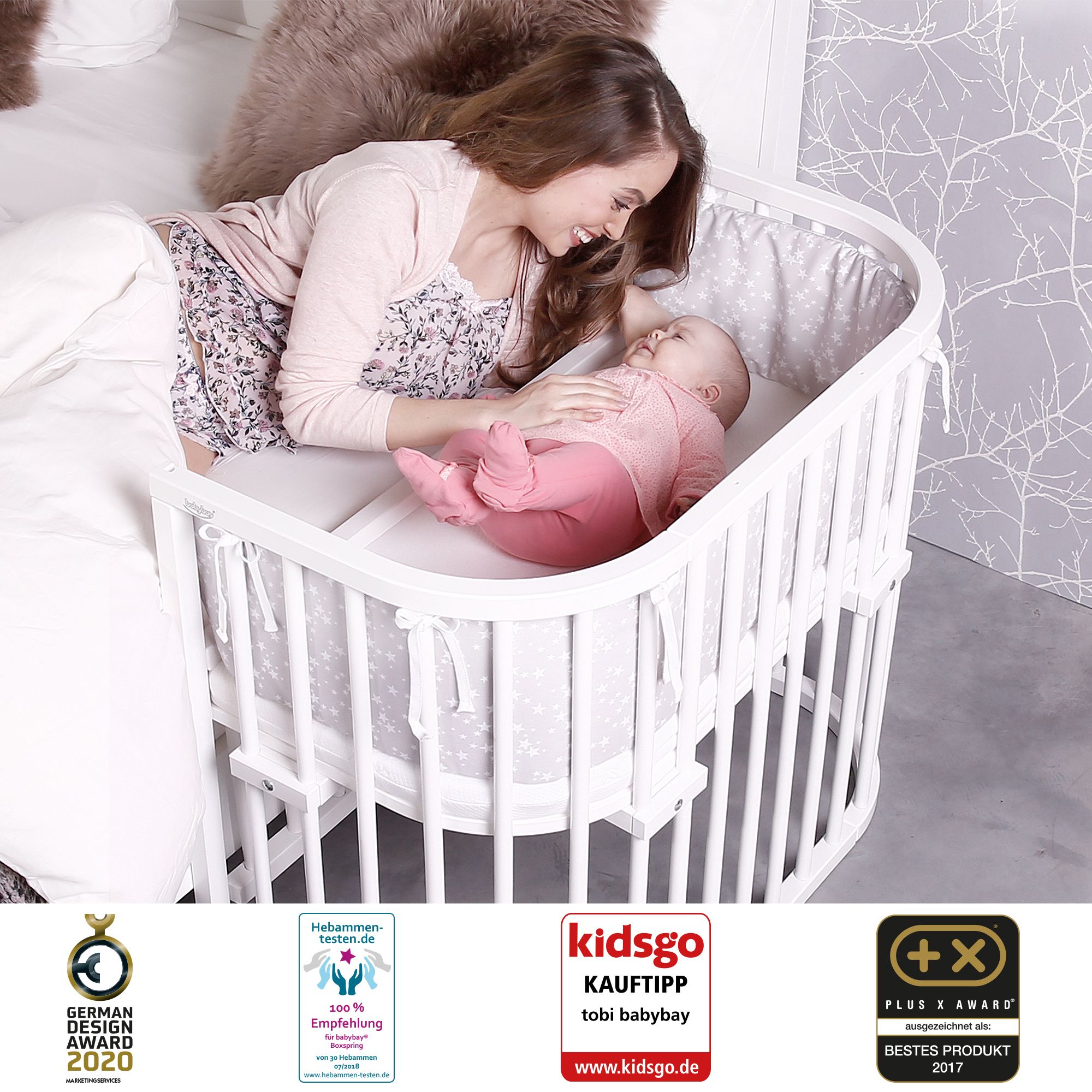 Beistellbett MAXI COMFORT PLUS
