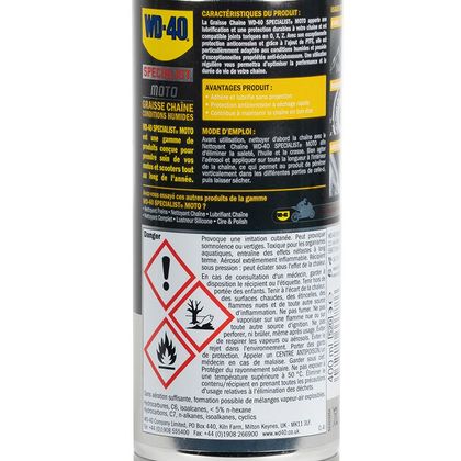 Graisse chaine WD 40 400 ML Universel