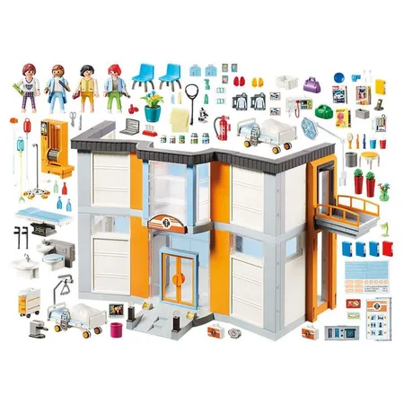 PLAYMOBIL® 70190 City Life Großes Krankenhaus mit Einrichtung