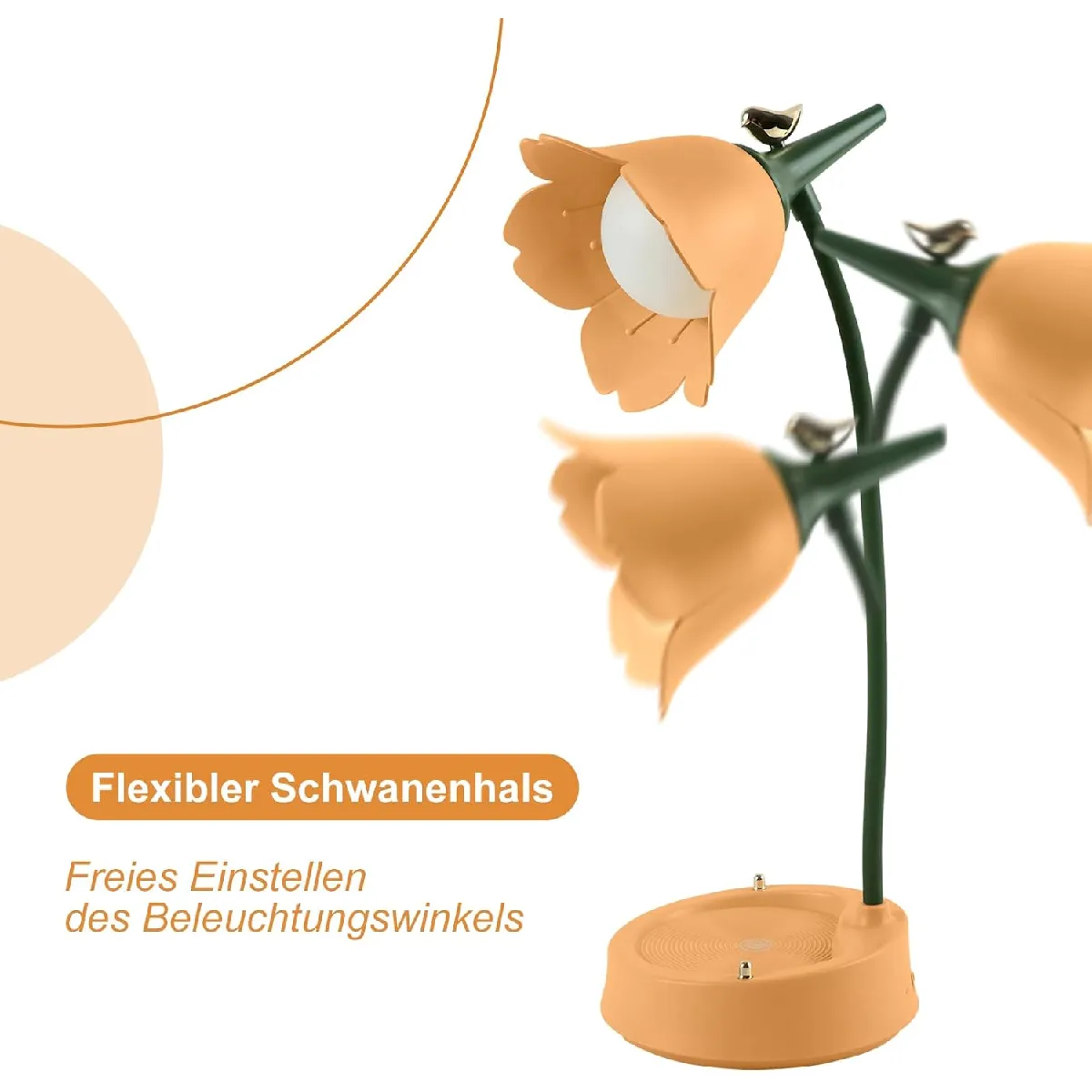 Lampe de Bureau Tactile - Jaune