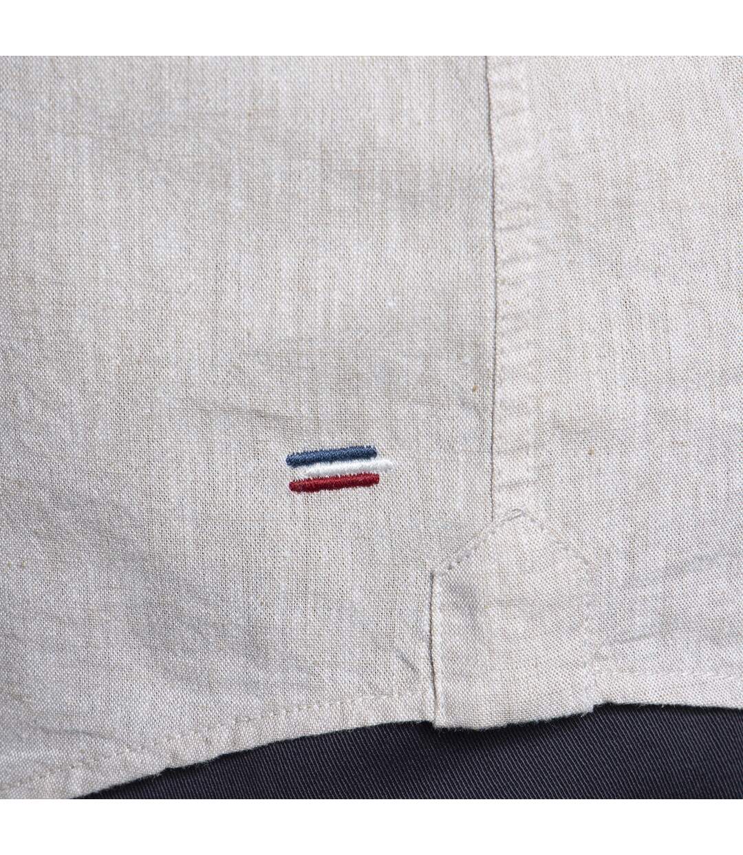 Chemise manches longues col boutonné lin CLIN