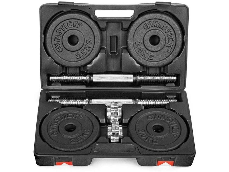 Gymstick Verstellbares Hantelset 20 kg Hantel-Set