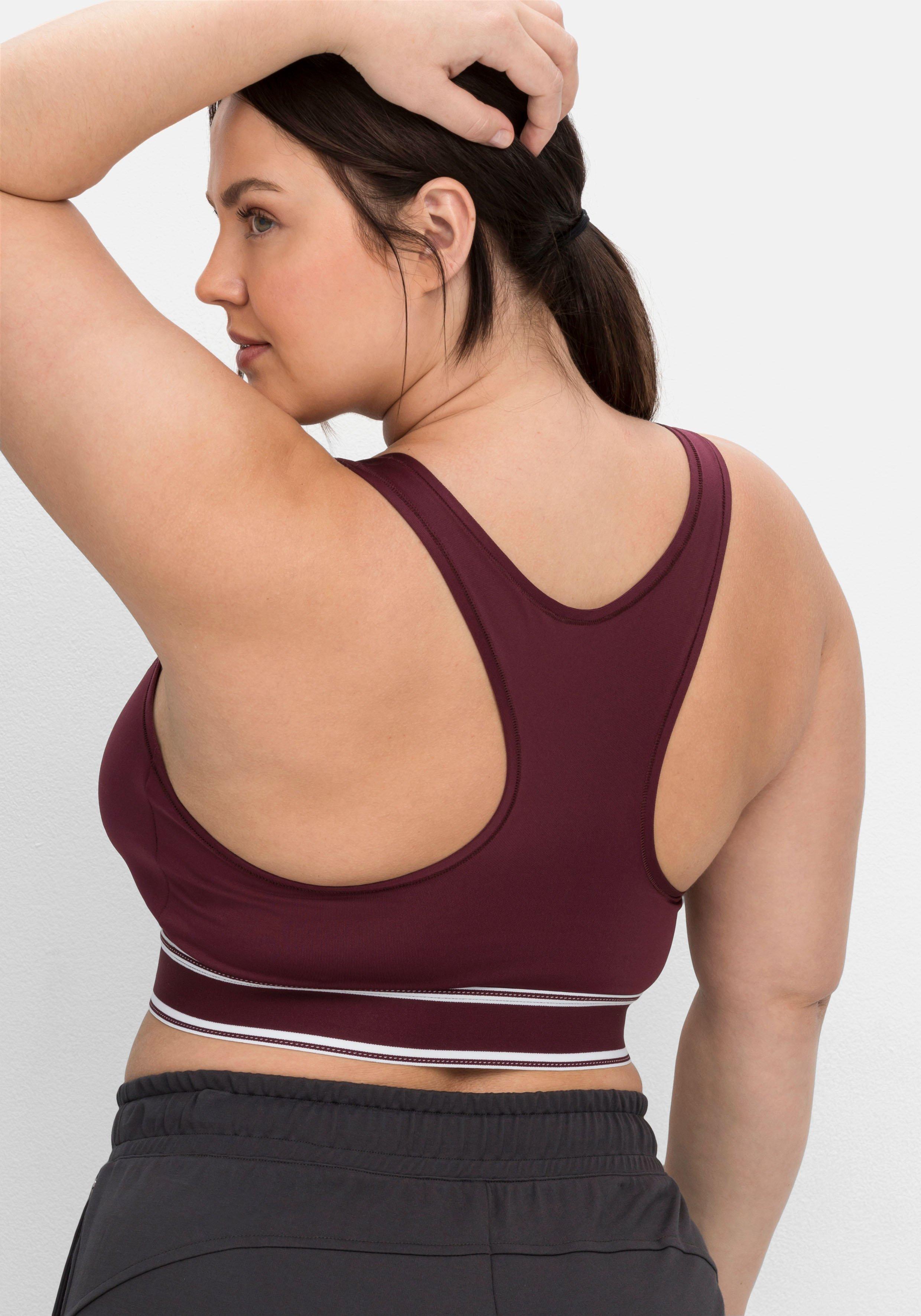 Sport-BH aus COOLMAX®, in Bustier-Form