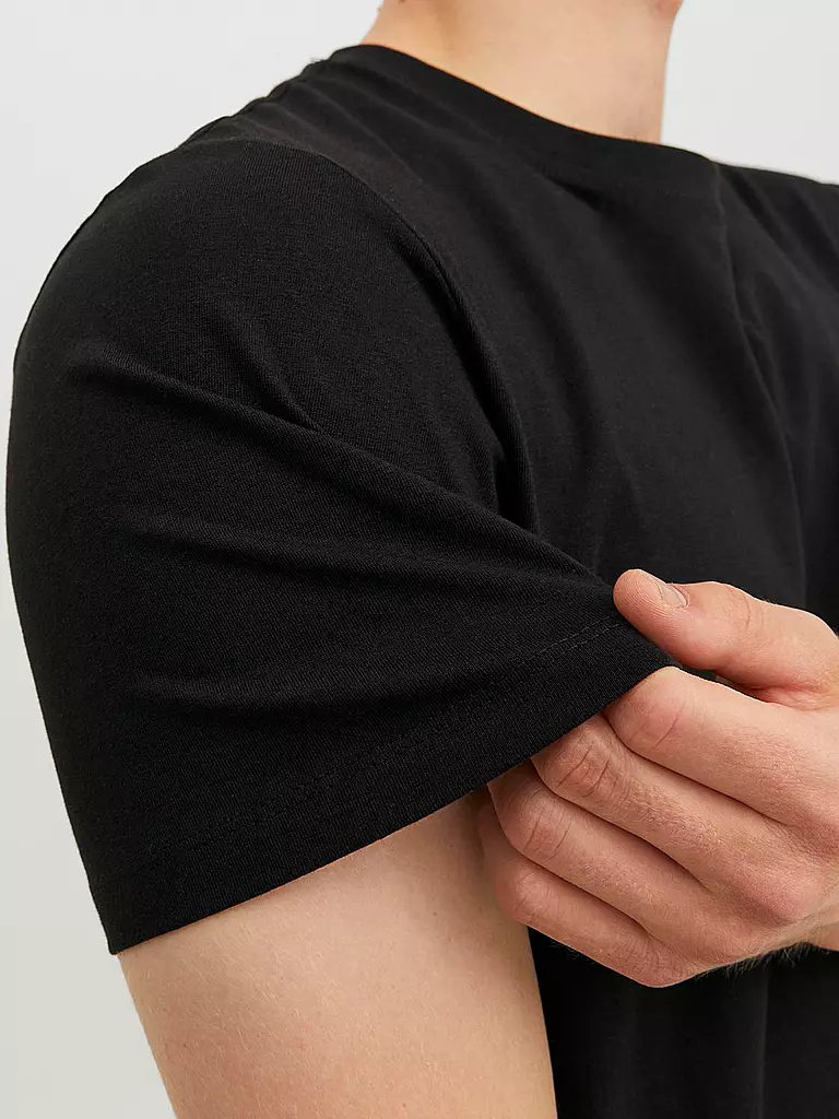 JACK & JONES T-Shirt JJENOA schwarz
