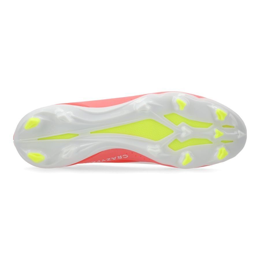 adidas X Crazyfast League Laceless FG Energy Citrus - Rouge/Blanc/Jaune